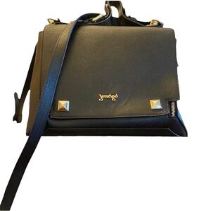 Jenrigo Saffiano Black Handbag
